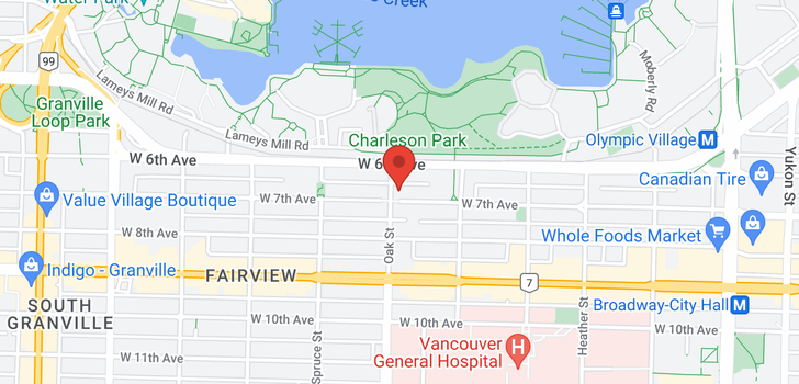 map of 108 995 W 7TH AVENUE